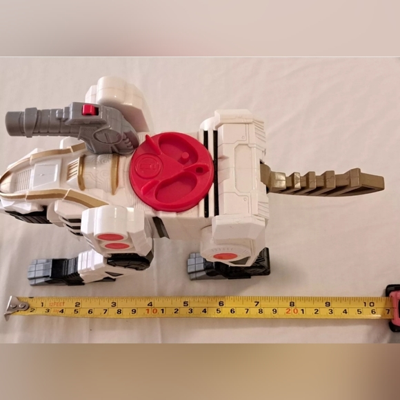 Imaginext Might Morphin Power Rangers White Ranger Tiger Zord - Picture 5 of 7